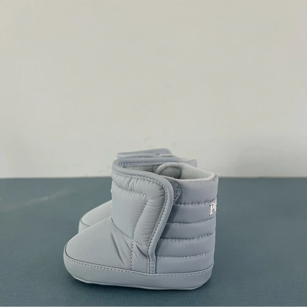 NWT Ralph Lauren Hamilten II EZ Light Blue Baby Pre-Walker Boots - Picture 5 of 10